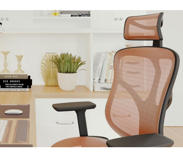 Diablo Chairs V-BASIC CHAIR CZARNO-POMARAŃCZOWY - 1527031 - zdjęcie 7